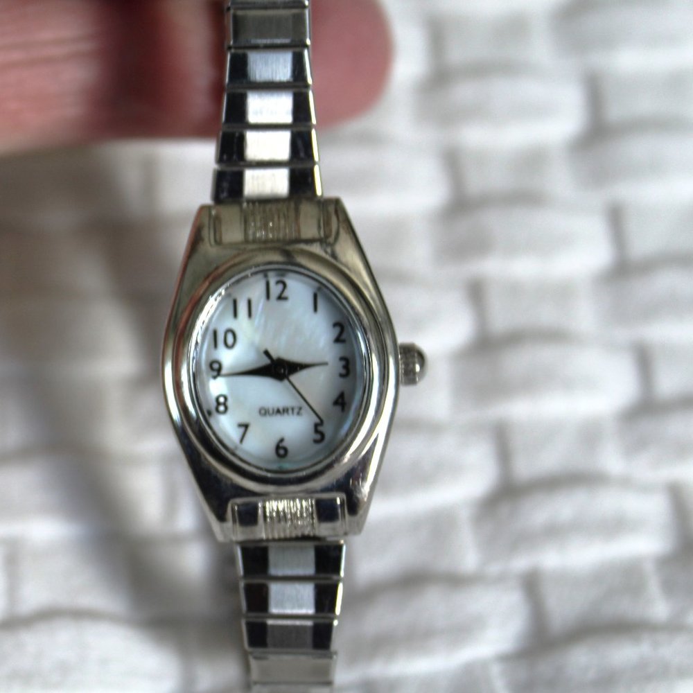 Mother of Pearl Face  Stainless Steel Quartz Watch